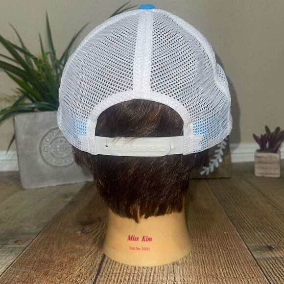 Costa Twill Trucker Traditions Hat Costa Blue/White One Size snap back - Picture 7 of 10